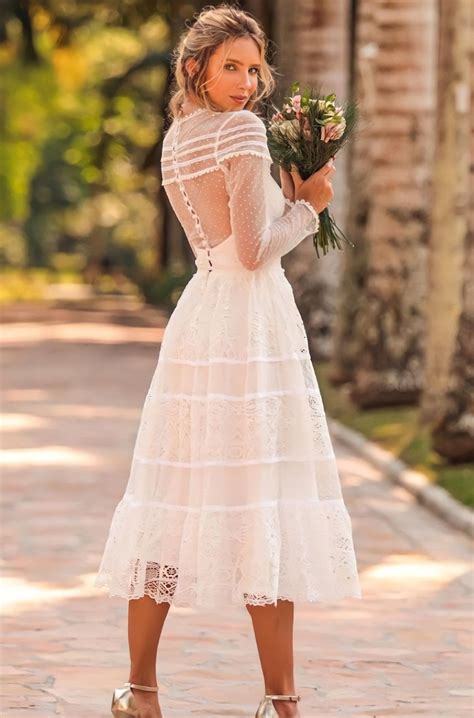 Vestido De Noiva Simples Para Casamento Civil - Vestido de noiva para casamento civil: mais de 20 looks para você ...