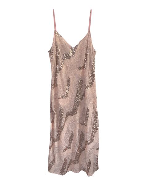 Beaded Cabaret Slip Dress - Champagne – Baacal