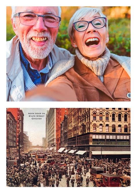 Chicago Illinois State Street Noon Hour | Vintage Grußkarten 🗺 📷 🎠 ...