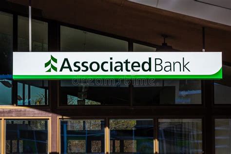 Associated Bank Exterior Sign and Trademark Logo Editorial Stock Photo ...