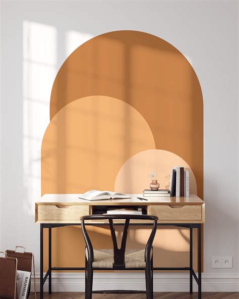amazoncom coloritto modern arch wall decal peel  stick arch wall