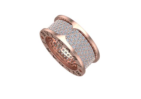 BVLGARI Diamond Ring | CGTrader