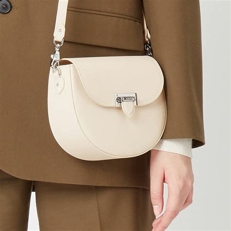Portobello Bag in Smooth Ivory | Aspinal of London