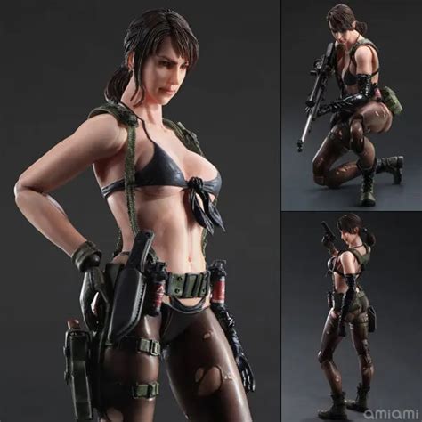 In Stock Original SQUARE ENIX Play arts Kai Metal Gear Solid V Quiet ...