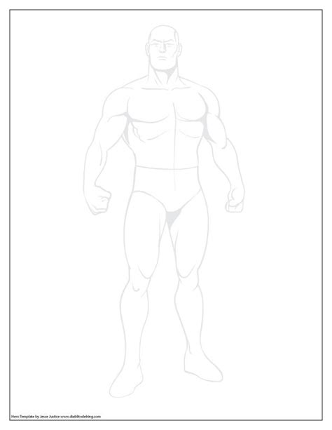 Male Character Template by Guerrillasuit on DeviantArt