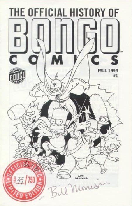 Official History of Bongo Comics 1 (Bongo Comics) - ComicBookRealm.com