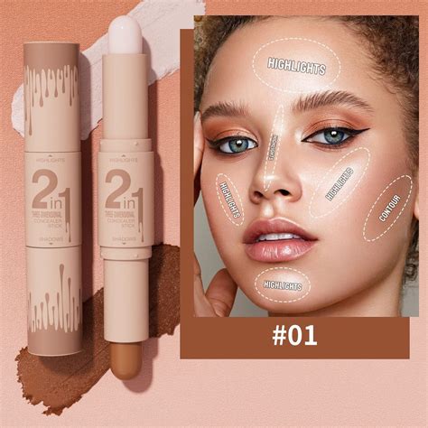 Tear Eye Stick 2in1 High Light Shadow Double Head Concealer Border ...