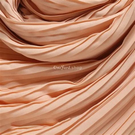 Glamorous Wrinkled Chiffon Dress Fabric - OneYard