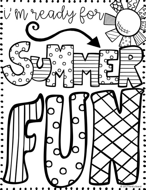 12 Summer Printable Coloring Pages & Books | Mom Life Made Easy