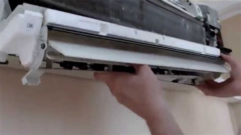 Чистка кондиционера сплит системы Panasonic, разборка внутреннего блока ...