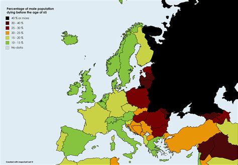 Карта на смъртта. В България мъжете умират по-рано | Lentata