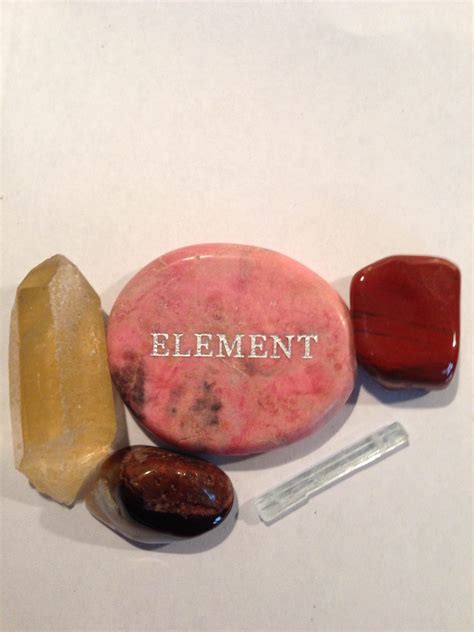 December Gem Wise Set: Stones representing the 4 Elements