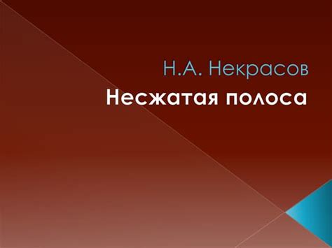 некрасов несжатая полоса