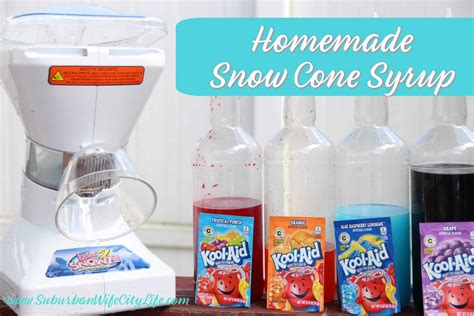 how to make snow cone syrup at home