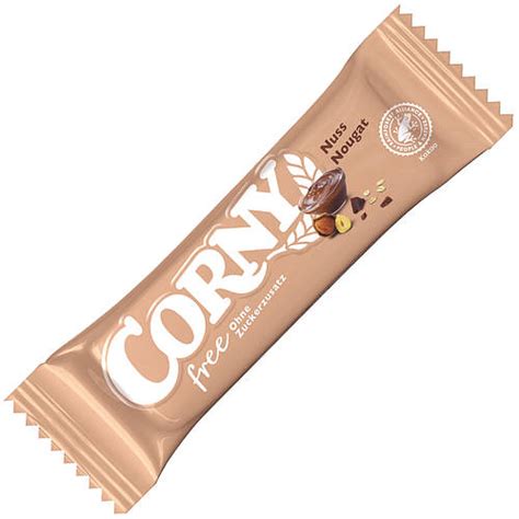 Батончики Corny Nuss Nugat Free 6s 120 g, цена 159 грн — Prom.ua (ID ...