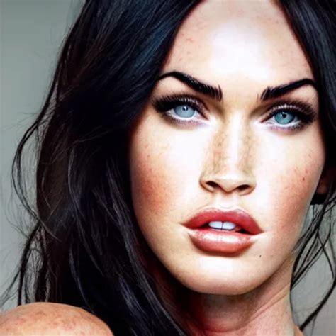 a portrait of megan fox, sunrise lighting, f 2. 8, | Stable Diffusion ...