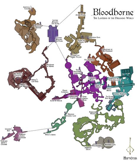Bloodborne Complete Map | GuideScroll