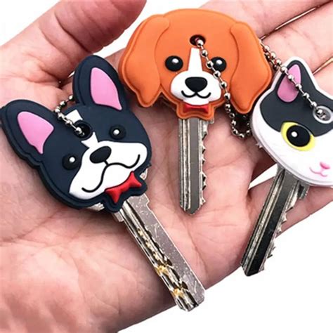 1 шт., защитный брелок для ключей из ПВХ | AliExpress