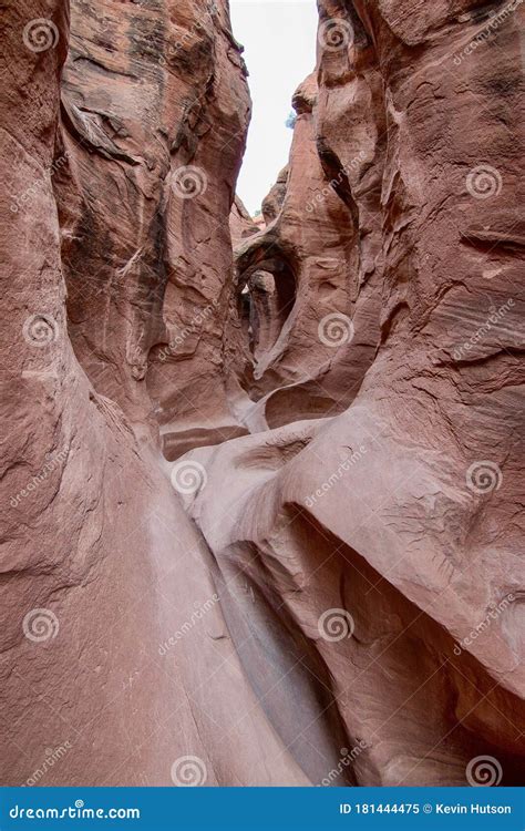 Rock Formations in a Utah Slot Canyon Stock Image - Image of monument