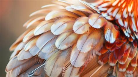 Colorful rooster feathers close up | Premium AI-generated image