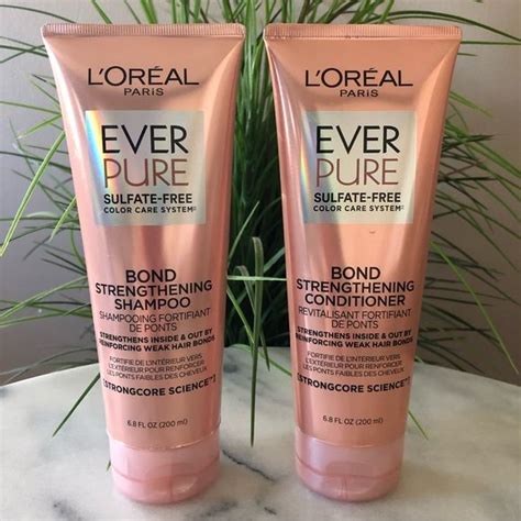 L’Oréal Ever Pure Bond Strengthening Sulfate Free Shampoo Conditioner ...