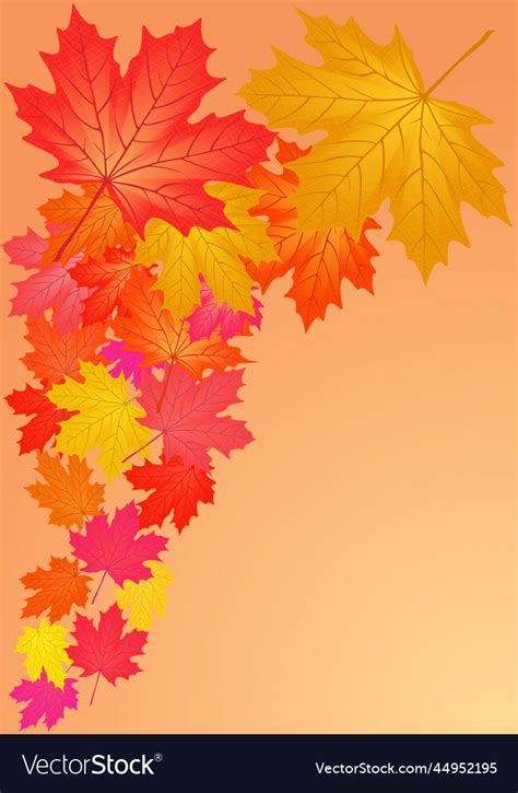 Autumn maple leaves file eps8 Royalty Free Vector Image