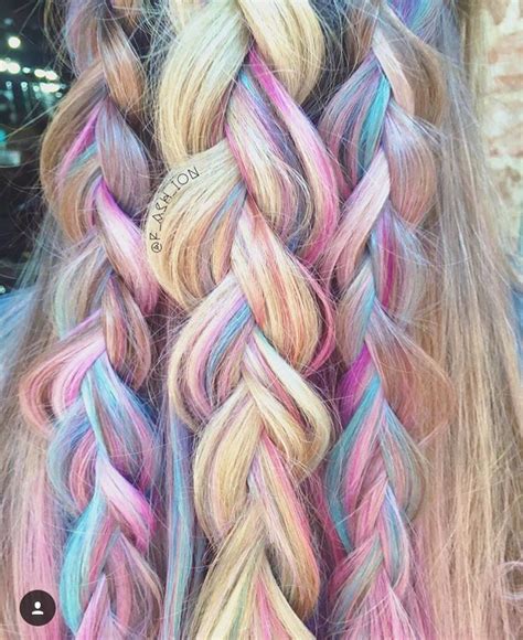 unicorn hair  ashley eryn pastel rainbow hair unicorn hair color