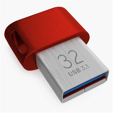 mini flash drive gb turbosquid