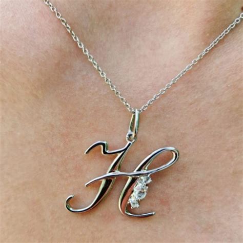 Сребърно колие буква "Н" – Silenti Jewelry Jewelry
