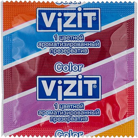 Презервативы Vizit Color, 3 шт. — купить в интернет-магазине по низкой ...