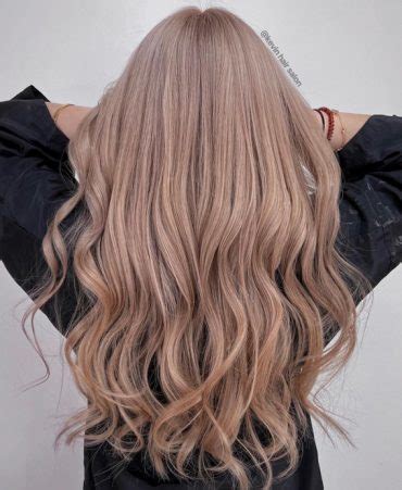 32 Milk Tea Hair Colour Ideas & Styles : Champagne + Milk Tea