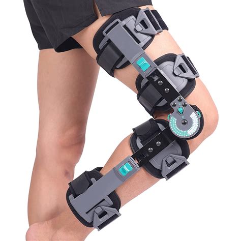Orthomen Hinged Knee Stabilizer Brace, Post Op Recovery, ACL/MCL/PCL