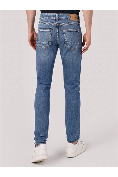 Colin’s 041 Danny Slim Fit Düşük Bel Düz Paça Mavi Erkek Jean Pantolon ...