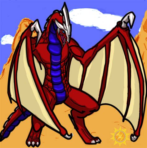 red mantis dragon  superspark  newgrounds