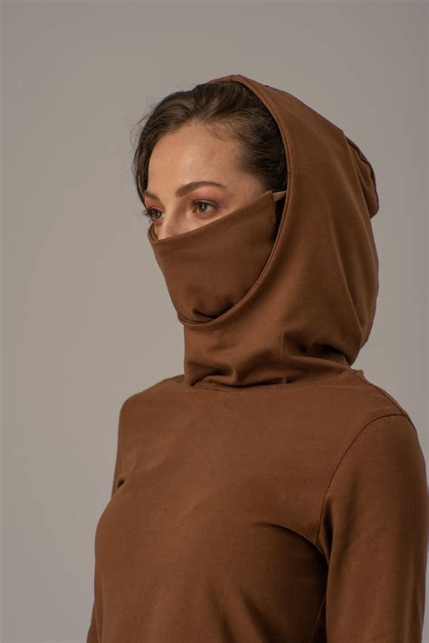 Hoodie With Mask, Face Mask Hoodie, Cotton Hoodie Women, Urban Clothing ...