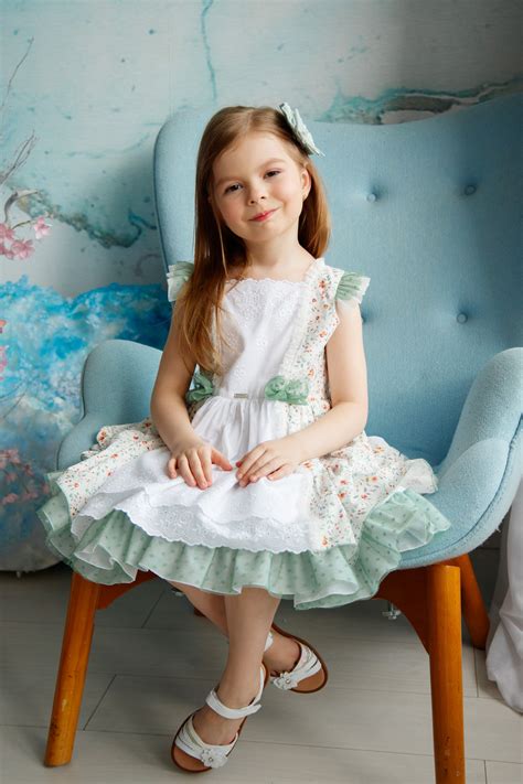 Сарафан в цветочек La Amapola в интернет магазине anjkids.ru
