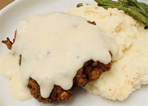 Find a recipe for Chicken Fried Steak with Creamy White Gravy on Trivet