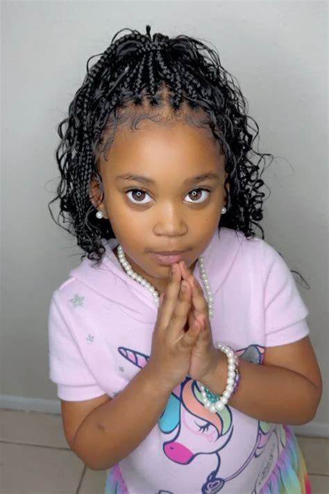 beautiful goddess braids  kids fabbon