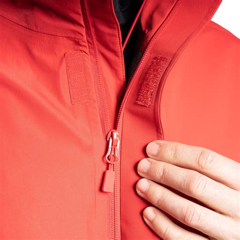 Red Tech Rain Jacket for Shorter Men | Peter Manning NYC: Fits for the