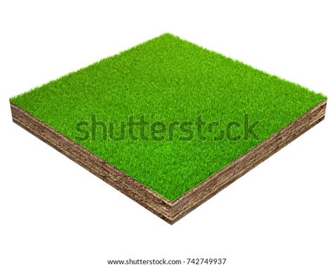 illustration cross section square ground stock illustration