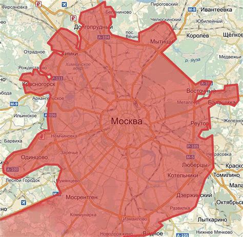 Расширение Москвы: новые границы и карта на 2025 год | схема