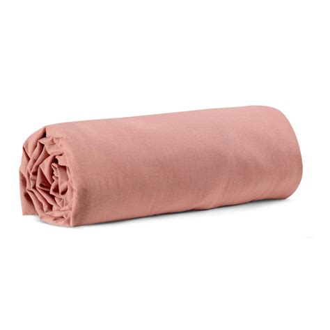 Drap housse Calita blush 180 x 200 x 30 cm Vivaraise | Leroy Merlin
