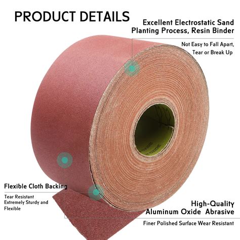 abrasive cloth roll mm   multiple grit options kangaroo site