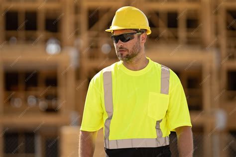premium photo construction worker  hardhat helmet  construction