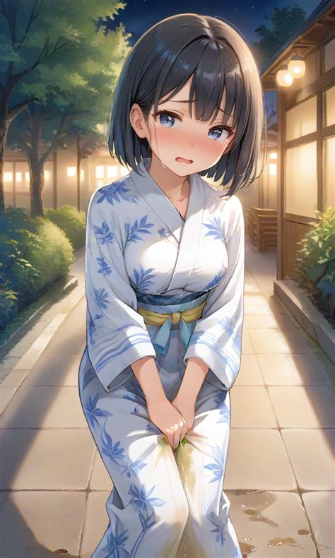 omorashi japanese girl ai pixai
