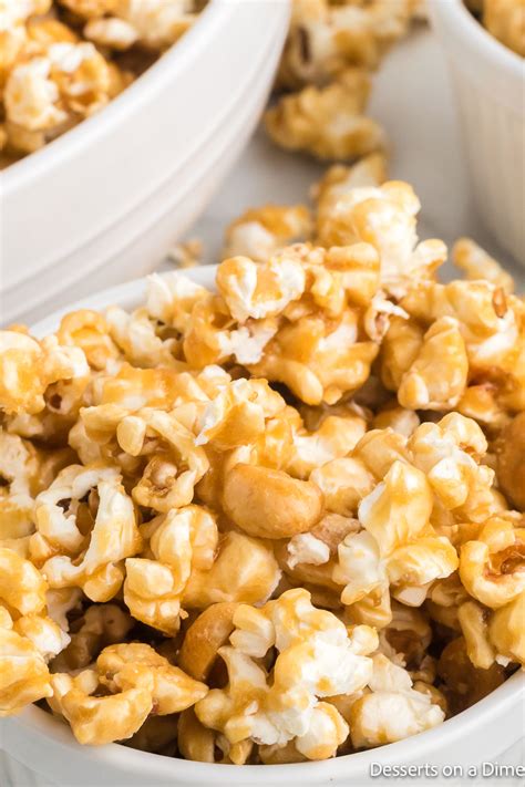 Butter Toffee Popcorn - Desserts on a Dime