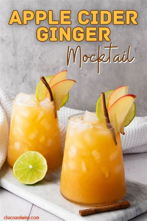 Apple Cider Ginger Mocktail