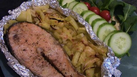 Как вкусно приготовить кету с картофелем в духовке.//Кета рецепт./ Chum ...