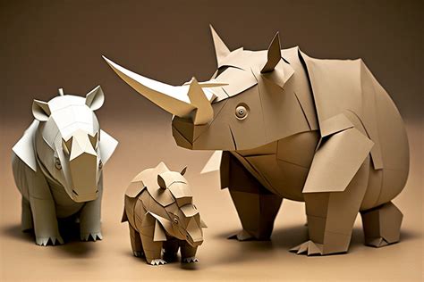 ai papercraft digital  ai art