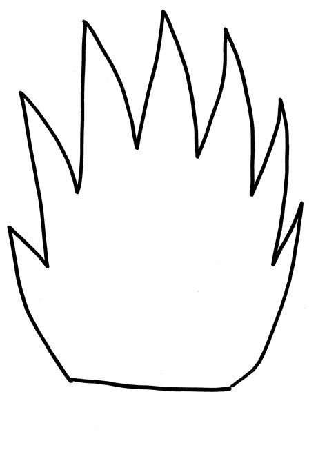 Printable Flames Template - Printable Calendars AT A GLANCE